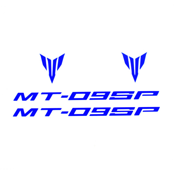 Pyramid Plastics Pyramid decals | yamaha mt-09 blue | set of 2
